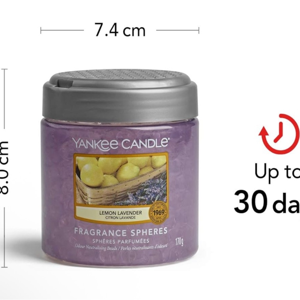 Yankee Candle Lemon Lavender Fragrance Beads Orbs New - Picture 6 of 6